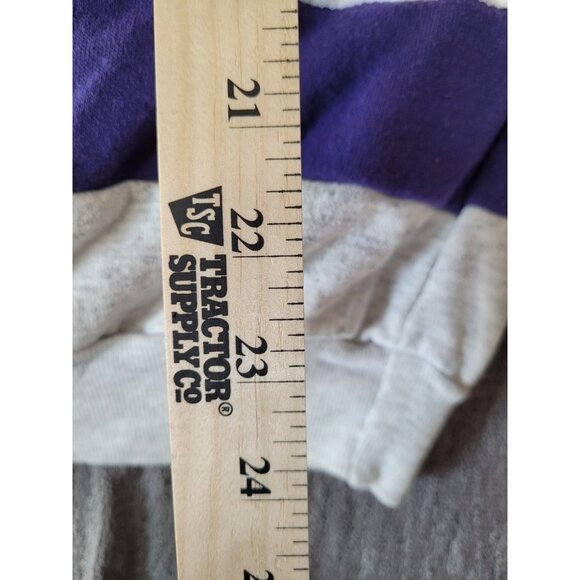 VTG 80s Sun Triangle Sweatshirt L Bahamas 1/4 Zip Drawstring USA Rainbow Unisex - Picture 8 of 9